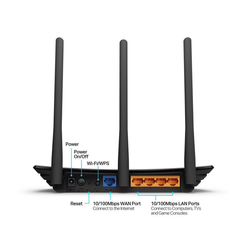 TP-Link TL-WR940N 450mbps High Speed Wireless Router Supports 5G 4G 3G and LTE Networks for Home Use